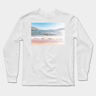 Summer Beach Waves and Sunshine Long Sleeve T-Shirt